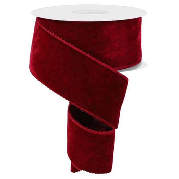 Cranberry Velvet Deluxe Ribbon