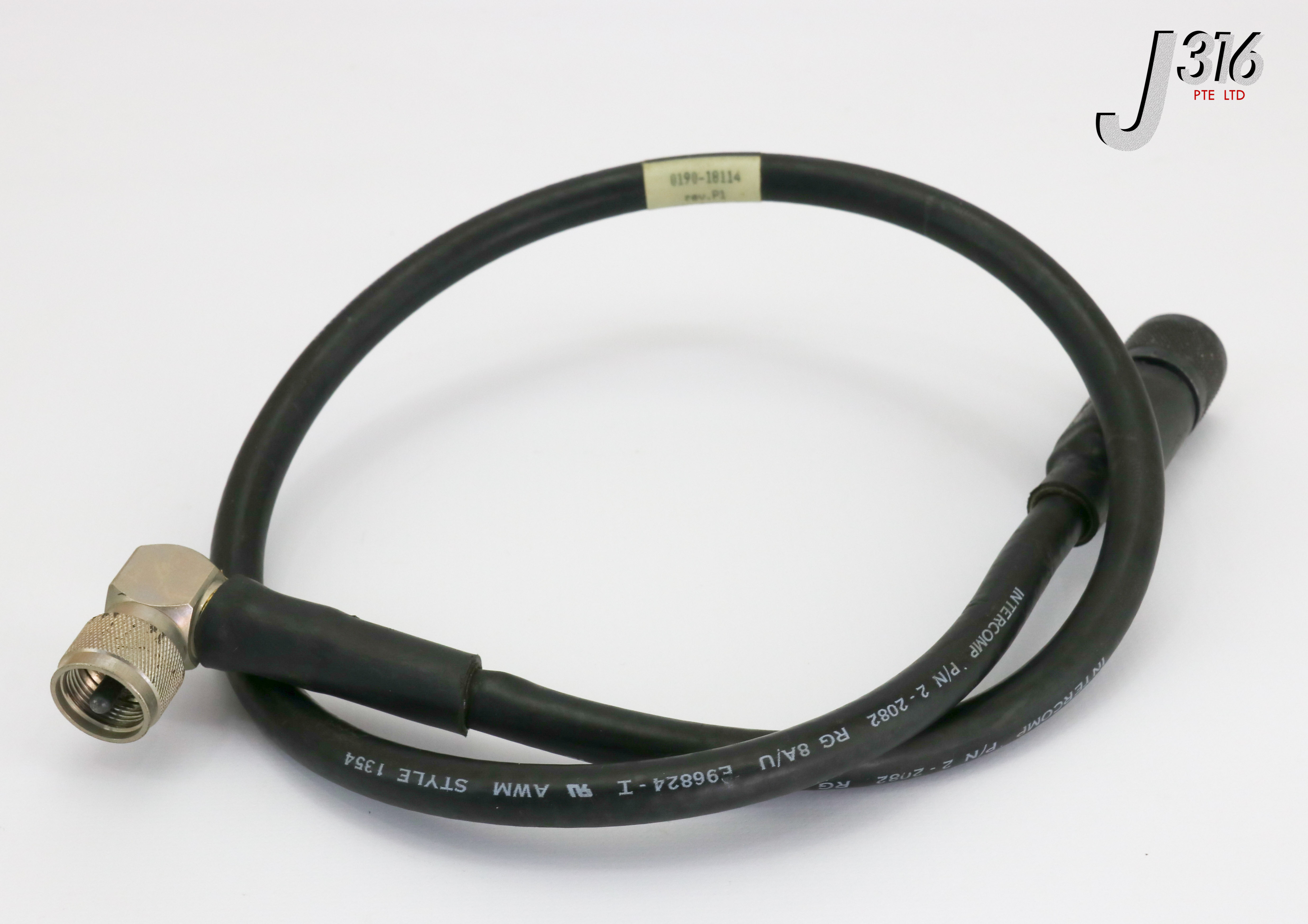 18076 APPLIED MATERIALS RF CABLE MATCH TO HV DC UHF ULTIMA HDP 0.8