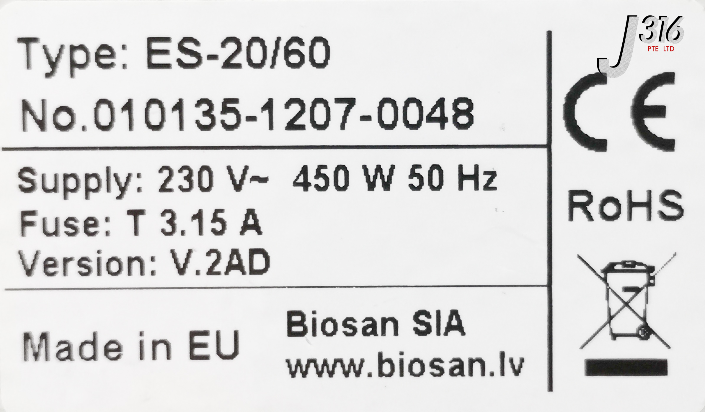 25219 BIOSAN ORBITAL SHAKER-INCUBATOR, ENVIRONMENTAL SHAKER ES-20