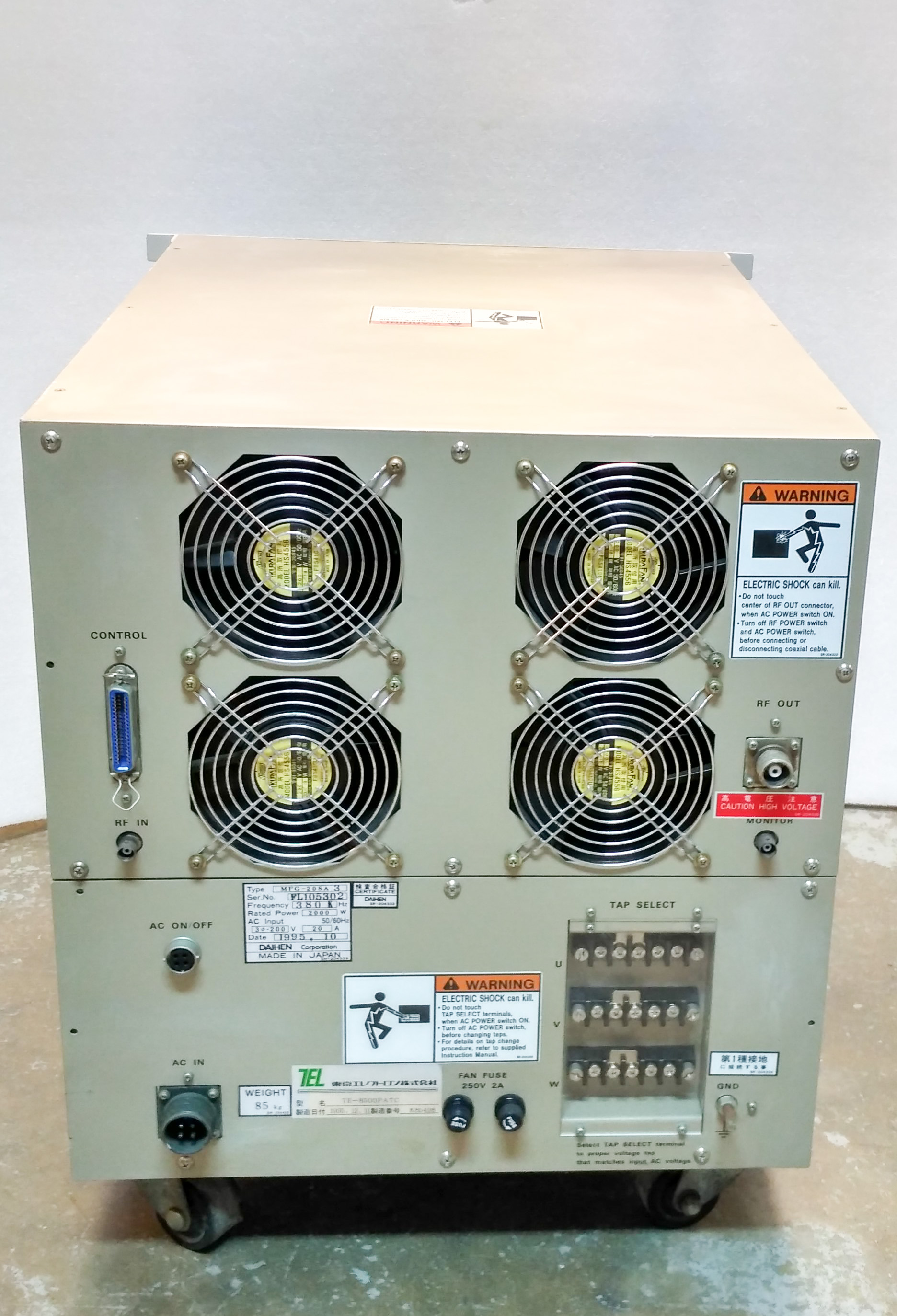 Daihen NX-RGA-50G RFジェネレータ Daihen NX-RGA-50G RFジェネレータ