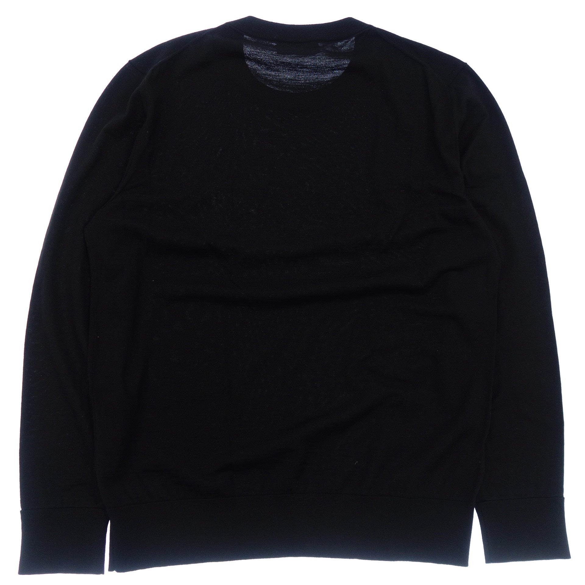 ドルチェ&ガッバーナ ニットセーター ロゴ刺繍 メンズ ブラック 52