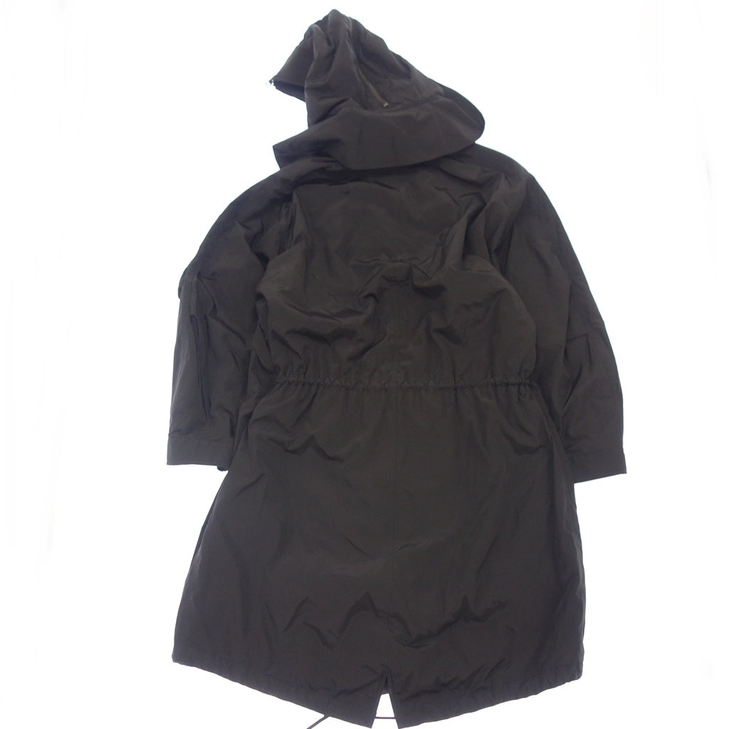 美品◇バーバリー モッズコート 現行白タグ ナイロン メンズ ブラック