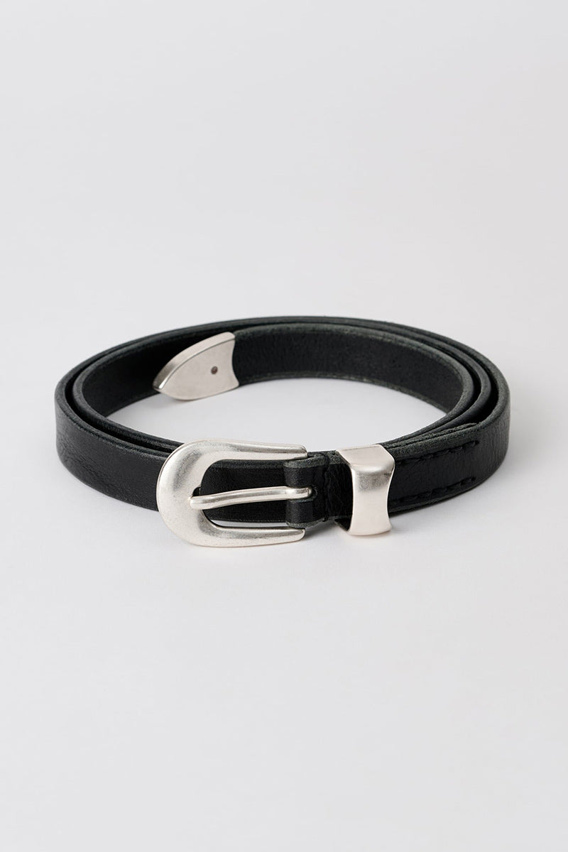 OUR LEGACY | BELT 2CM / BLACK LEATHER 2CMレザーベルト – STOCK