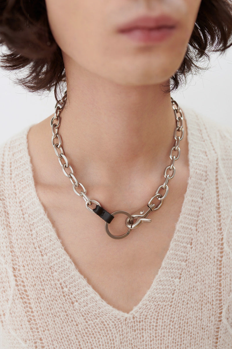 OUR LEGACY | LADON / MATTE NICKEL WALLET CHAIN ​​NECKLACE – STOCK