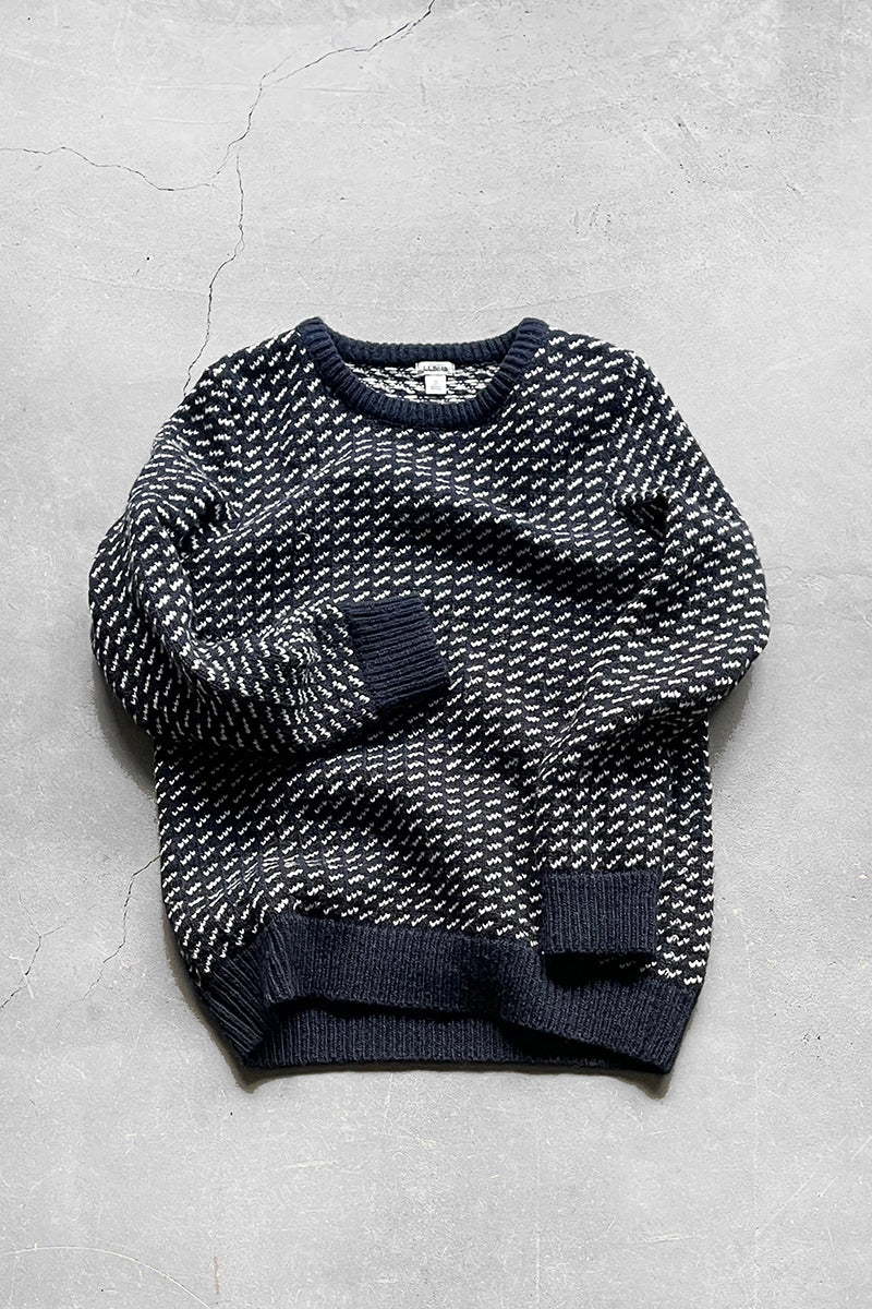 L.L. BEAN | MADE IN NORWAY BIRDSEYE KNIT SWEATER – STOCK ORIGINALS