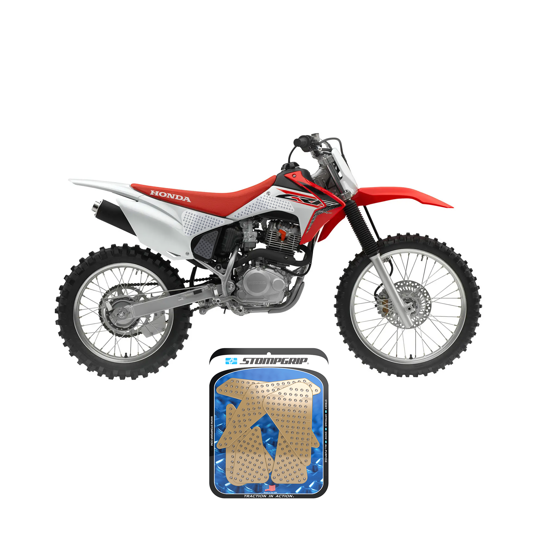 Stompgrip - Honda CRF230F 13-19 Dirt Bike 3D Griptape Kit (0062-1)