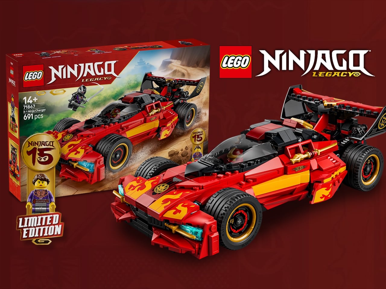 LEGO Ninjago X-1 Ninja Charger 15th Anniversary (71867)