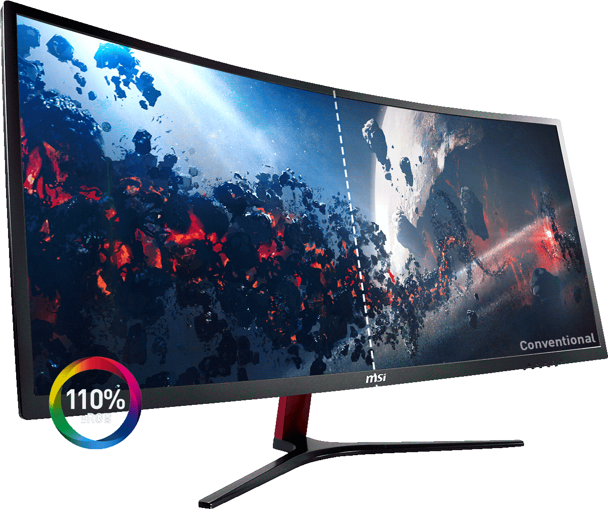 MSI ウルトラワイドゲーミングモニター Optix MAG341CQ