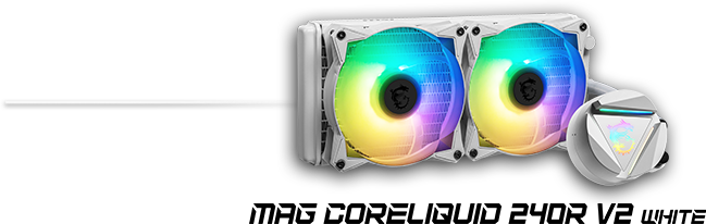 MAG CORELIQUID 240R V2 WHITE | THE NEW FORM