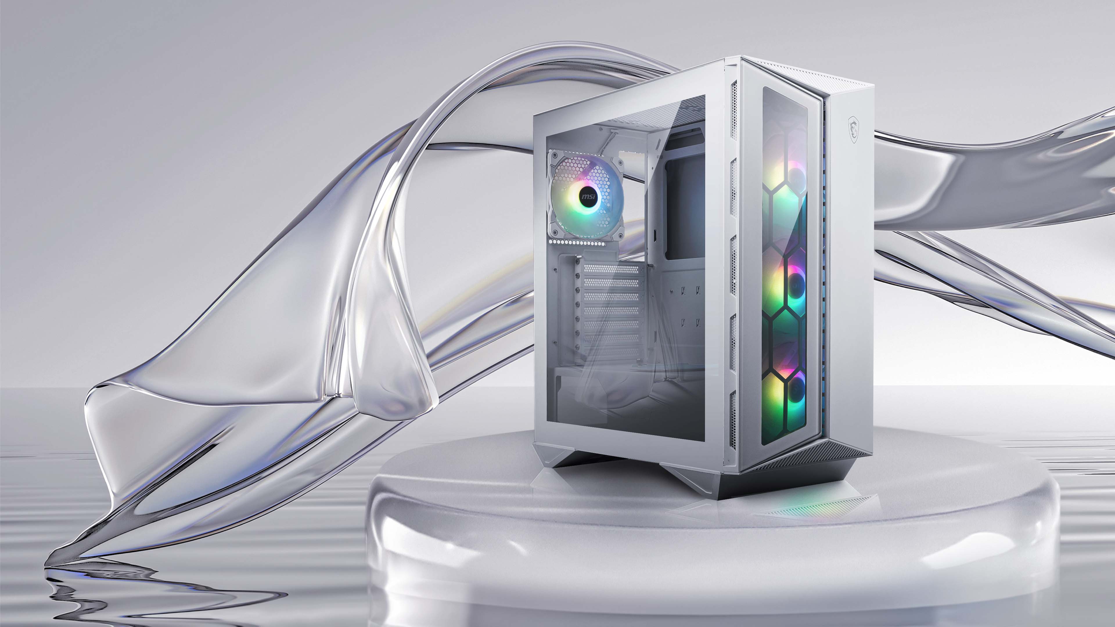 MPG GUNGNIR 110R WHITE | Gaming Case | THE NEW FORM