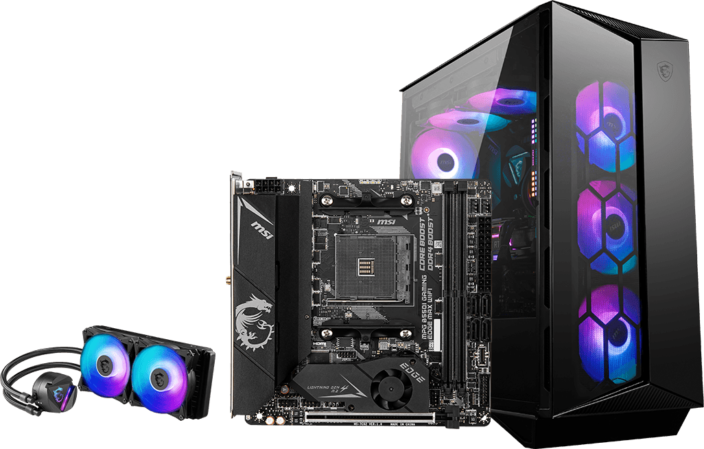 MSI MPG B550I GAMING EDGE MAX WIFI AMD AM4 DDR4 M.2 USB 3.2 Gen 2