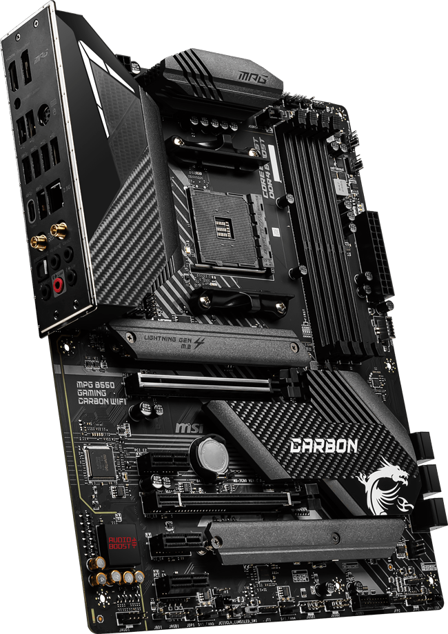 MSI MPG B550 GAMING CARBON WIFI AMD AM4 DDR4 CF M.2 USB 3.2 Gen 2