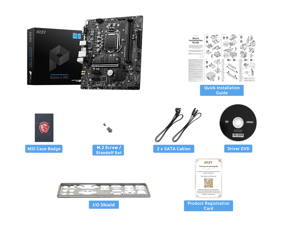 Specification B560M-A PRO | エムエスアイコンピュータージャパン