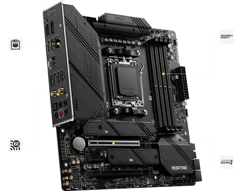 MAG B650M MORTAR WIFI