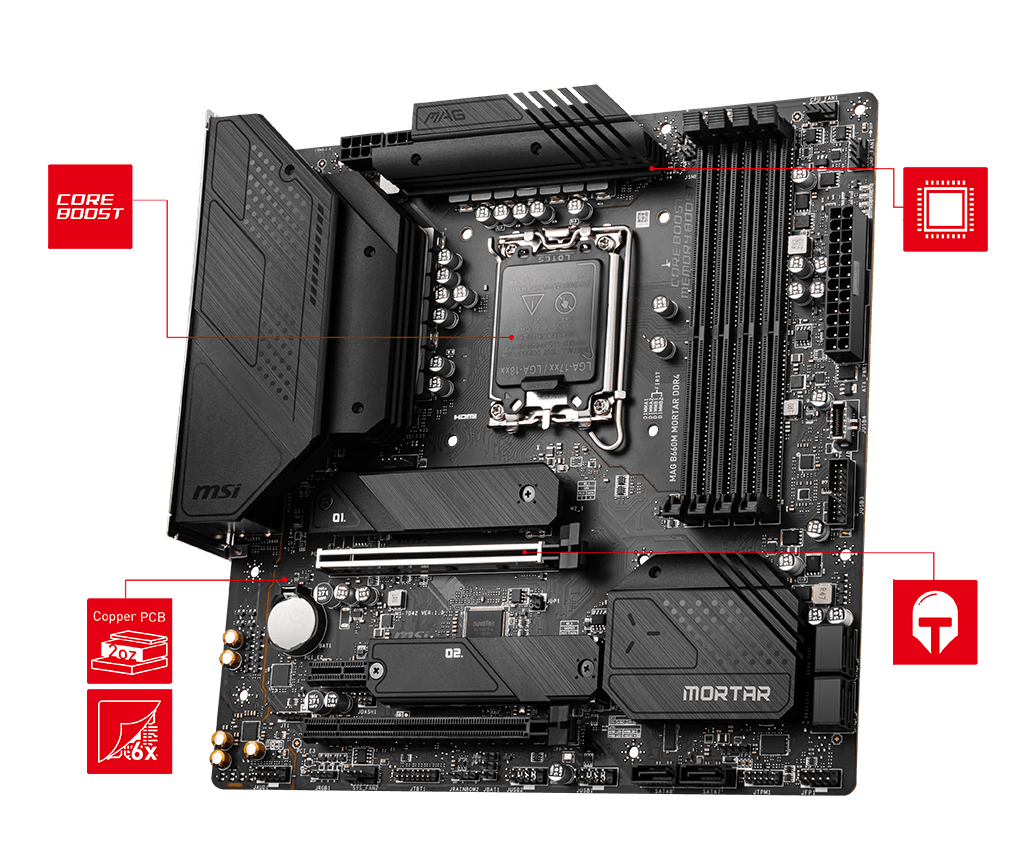 MAG B660M MORTAR DDR4