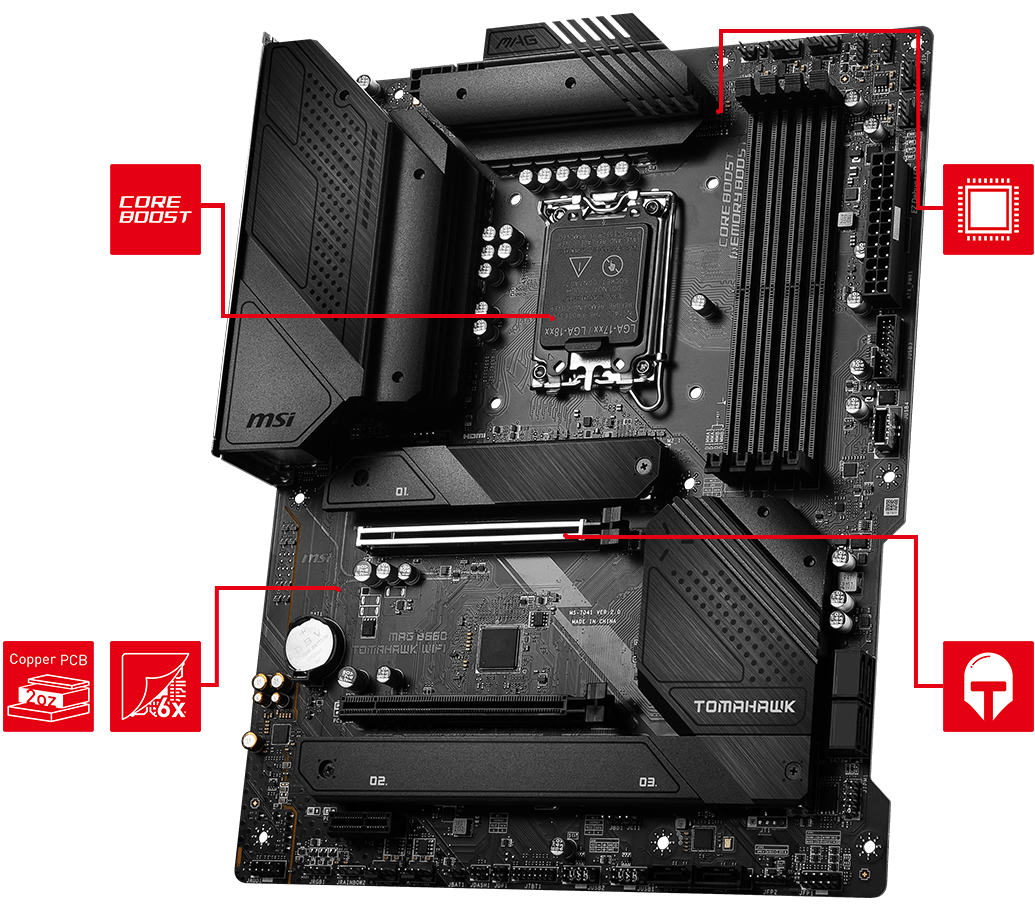 MAG B660 TOMAHAWK WIFI