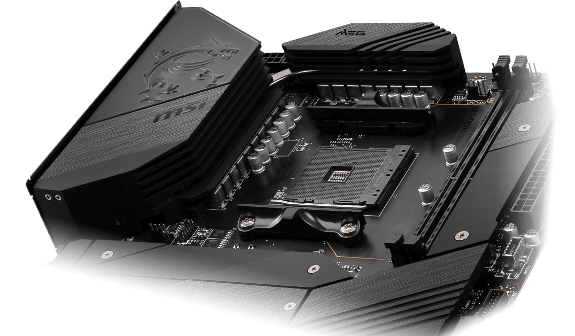 MSI MEG X570S UNIFY-X MAX - 6 x Gen4 M.2, Direct 16+2 Phase 90A