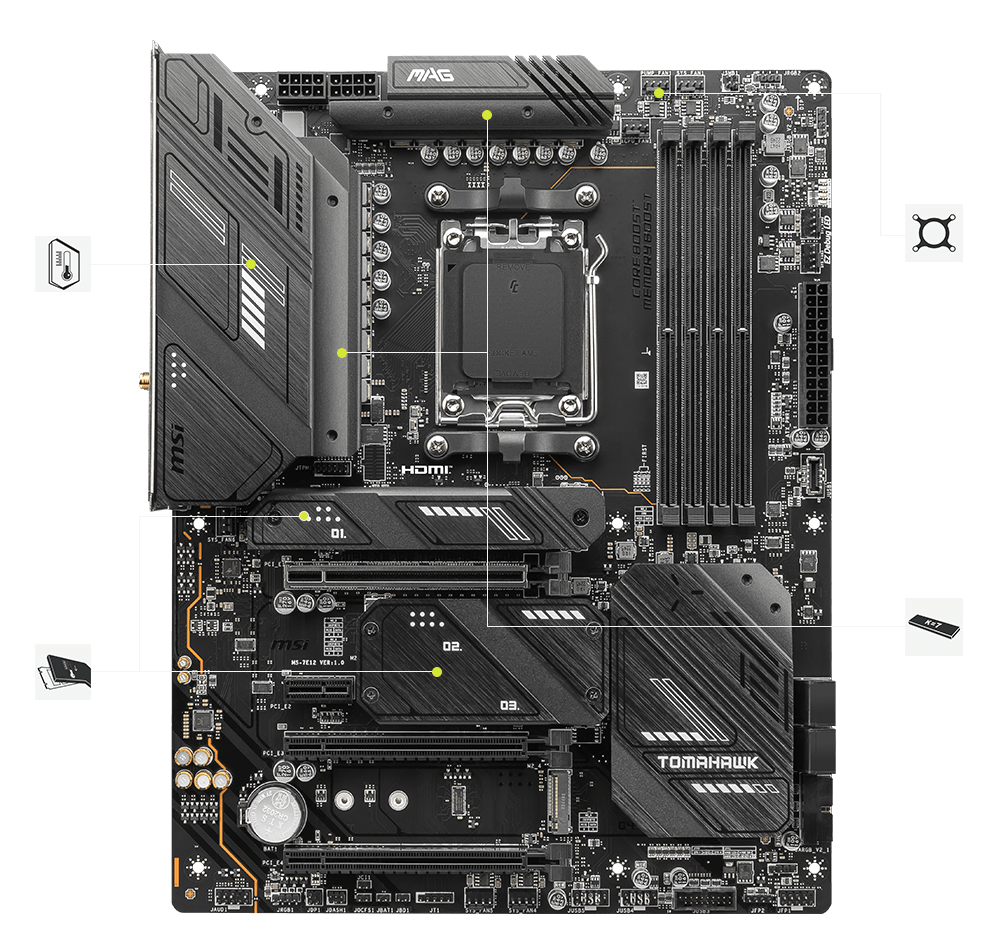 MAG X670E TOMAHAWK WIFI
