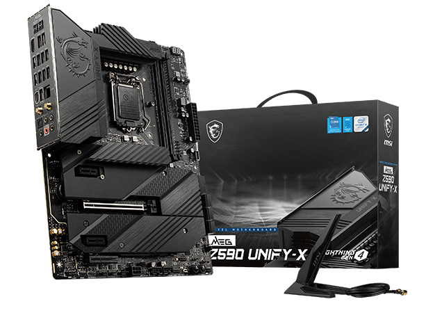 MSI MEG Z590 UNIFY-X Gaming Motherboard ATX - Supports Intel Core