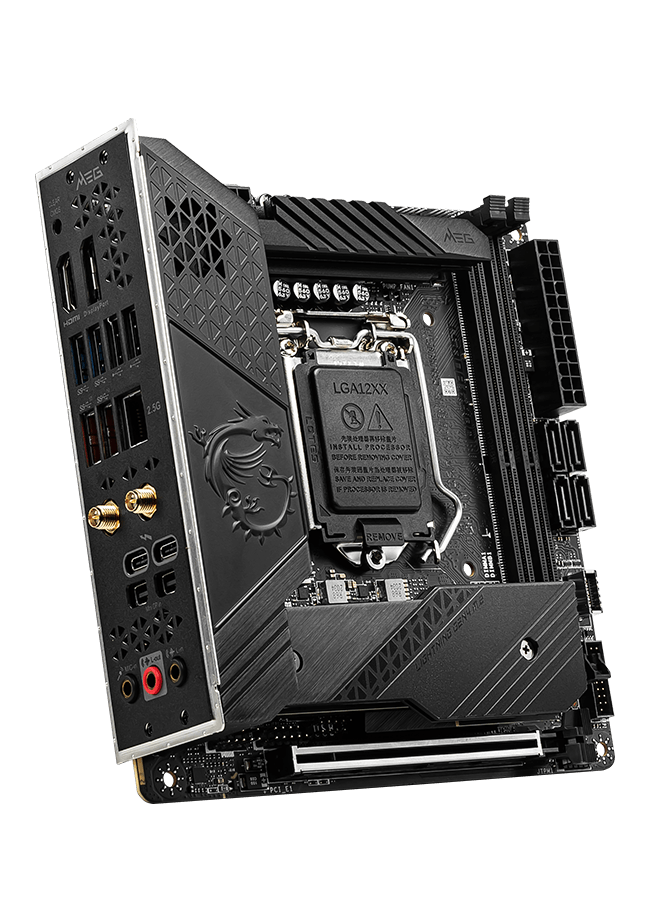 MSI MEG Z590I UNIFY Gaming Motherboard Mini-ITX - Supports 11th