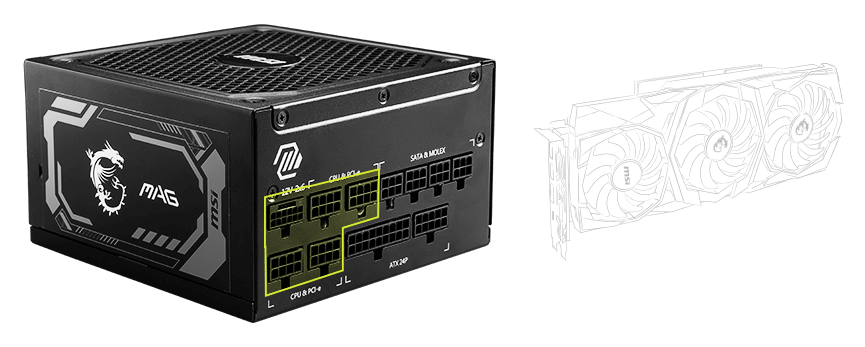MAG A1250GL PCIE5 | Power Supply | Overflow With Power