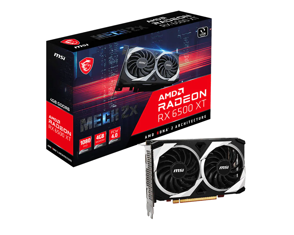 Radeon RX 6500 XT MECH 2X 4G