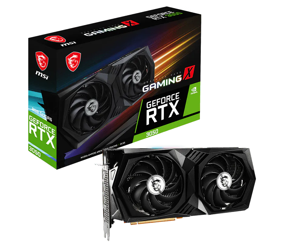 MSI GeForce RTX 3050 GAMING X 8G