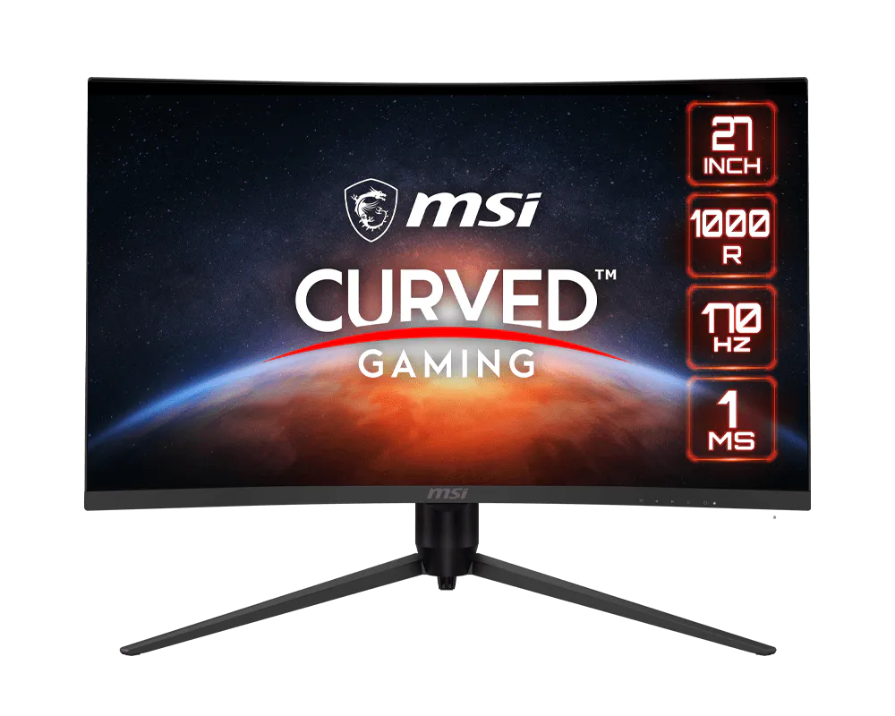 G271CQP E2 Curved Gaming Monitor - 27 Inch, 1ms Response Time