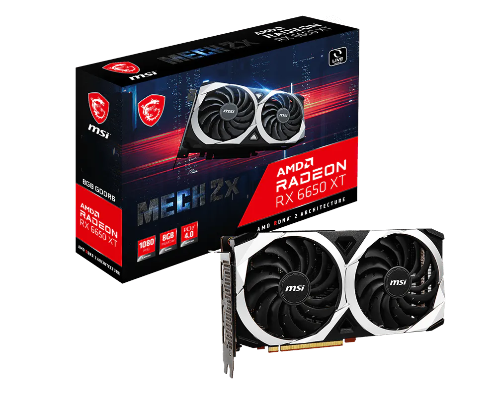 Radeon RX 6650 XT MECH 2X 8G