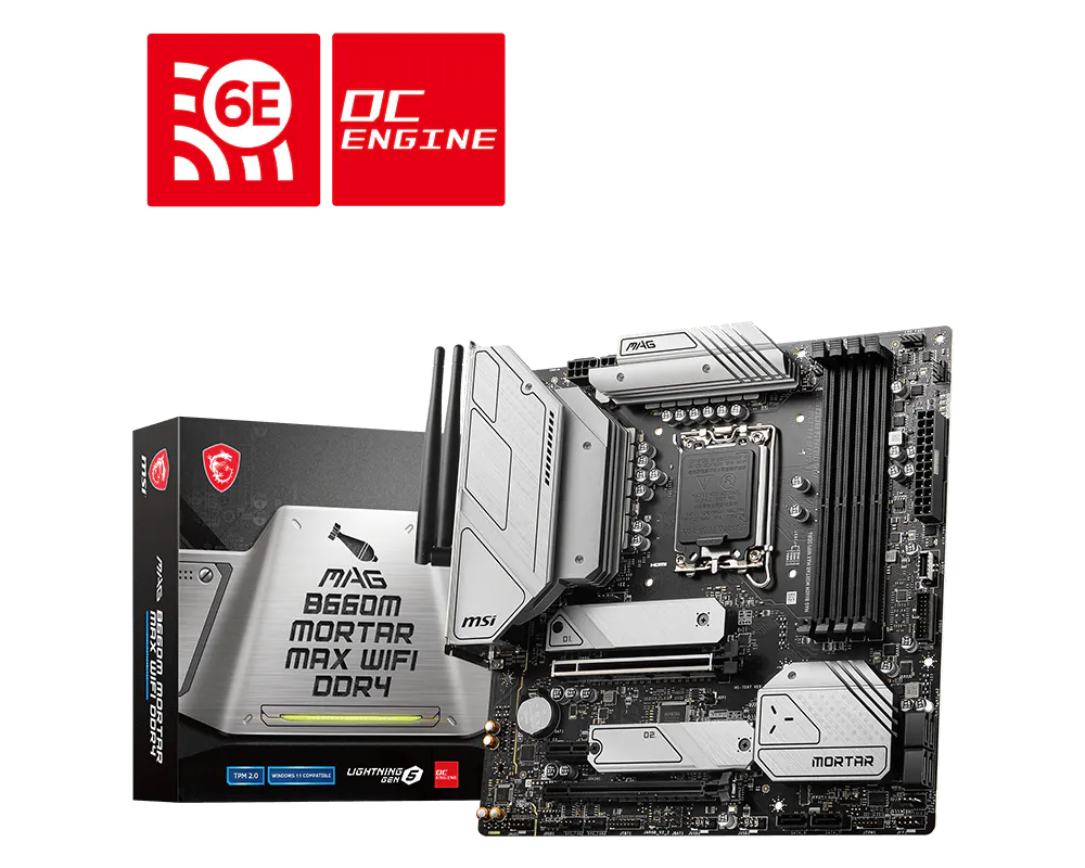 MAG B660M MORTAR MAX WIFI DDR4