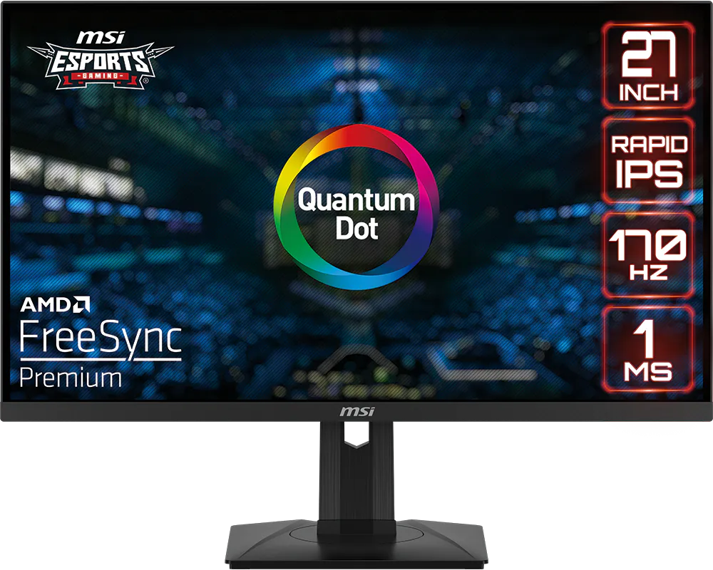 MSI G274QPF-QD - All About Gaming | Esports Gaming Monitor | MSI