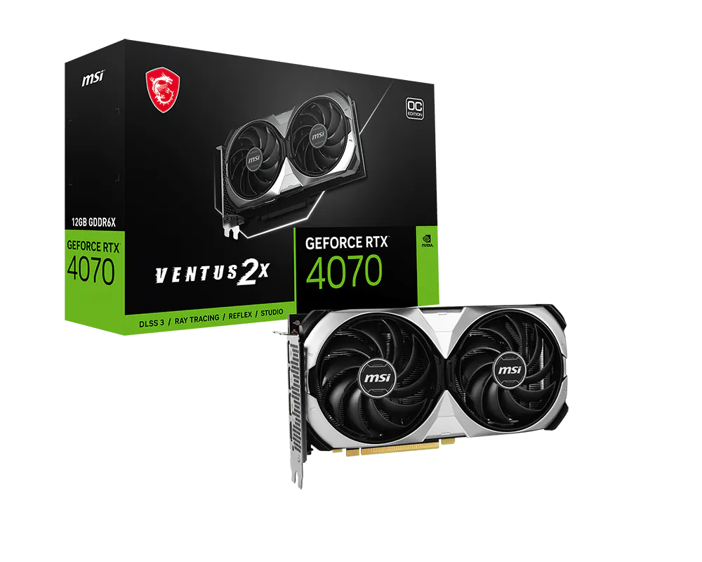 MSI GeForce RTX™ 4070 VENTUS 2X 12G OC | Graphics Card | MSI Global