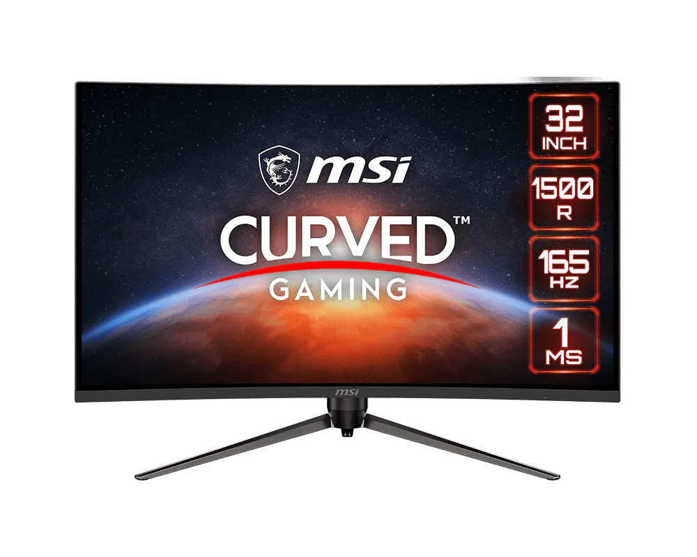 MSI Optix AG321CR Curved Gaming Monitor - 32 Inch, 16:9 WQHD