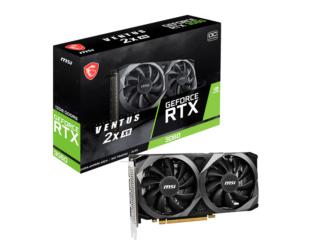 GeForce RTX 3060 VENTUS 2X XS 12G OC