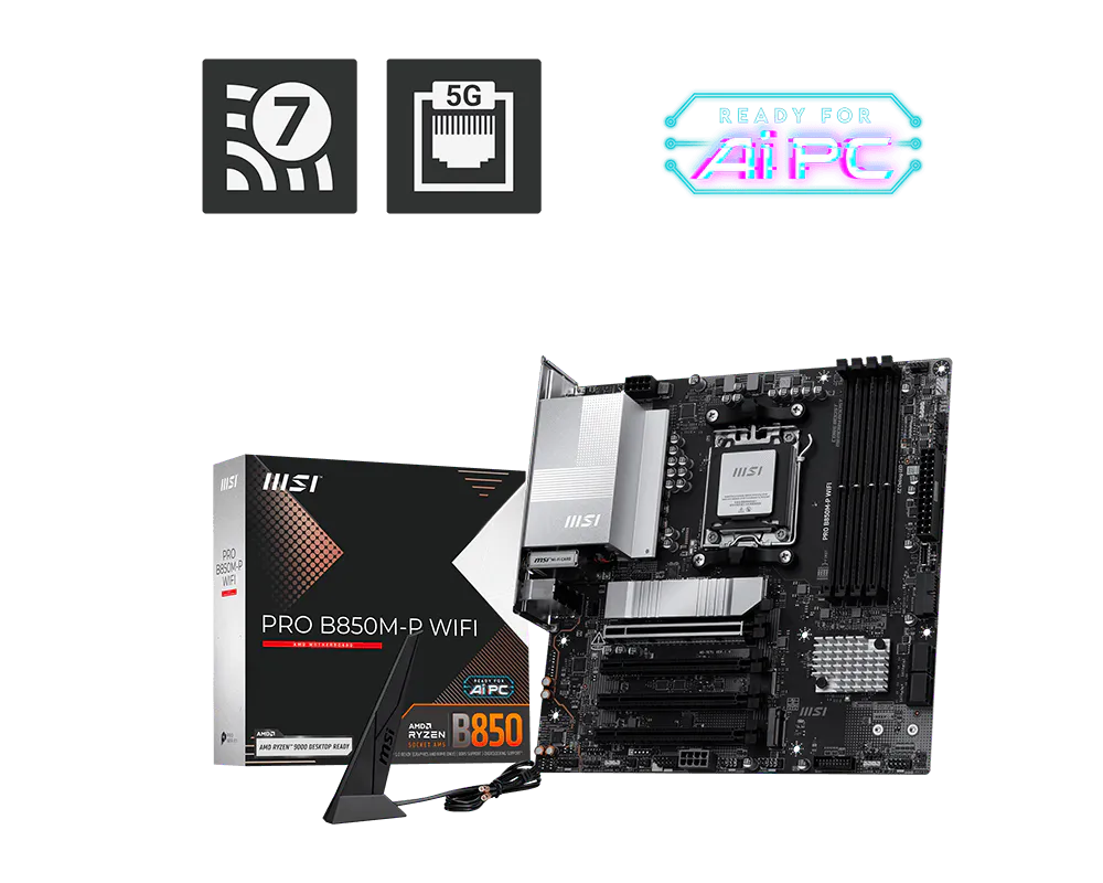 PRO B850M-P WIFI | PRO Series Motherboards｜Best Motherboard for