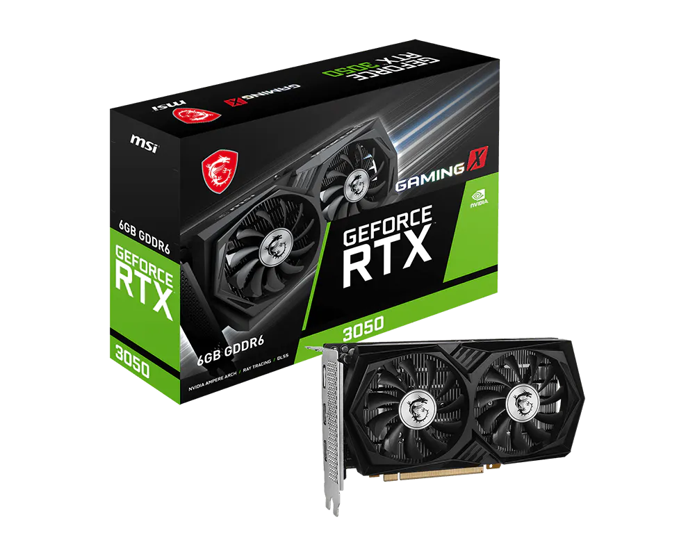 MSI GeForce RTX 3050 GAMING X 6G