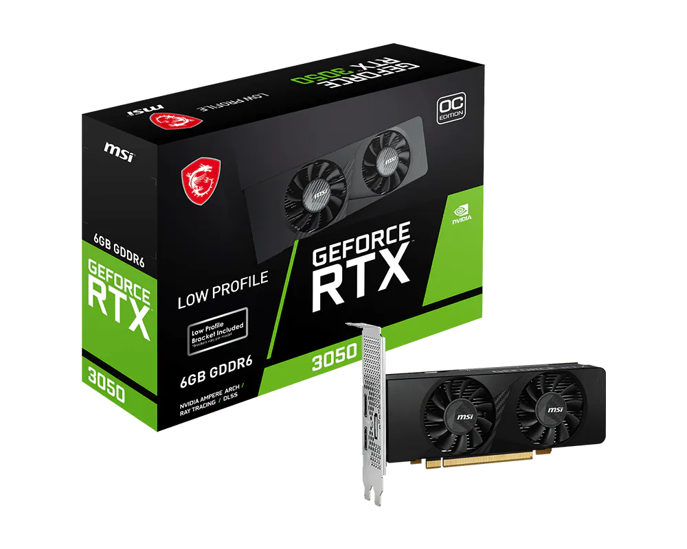 MSI GeForce RTX 3050 LP 6G OC