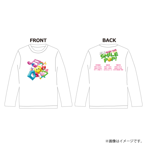商品詳細ページ | ONLINE SHOP スタダ便 | [M!LK]SMILE POP!なツアーロンT