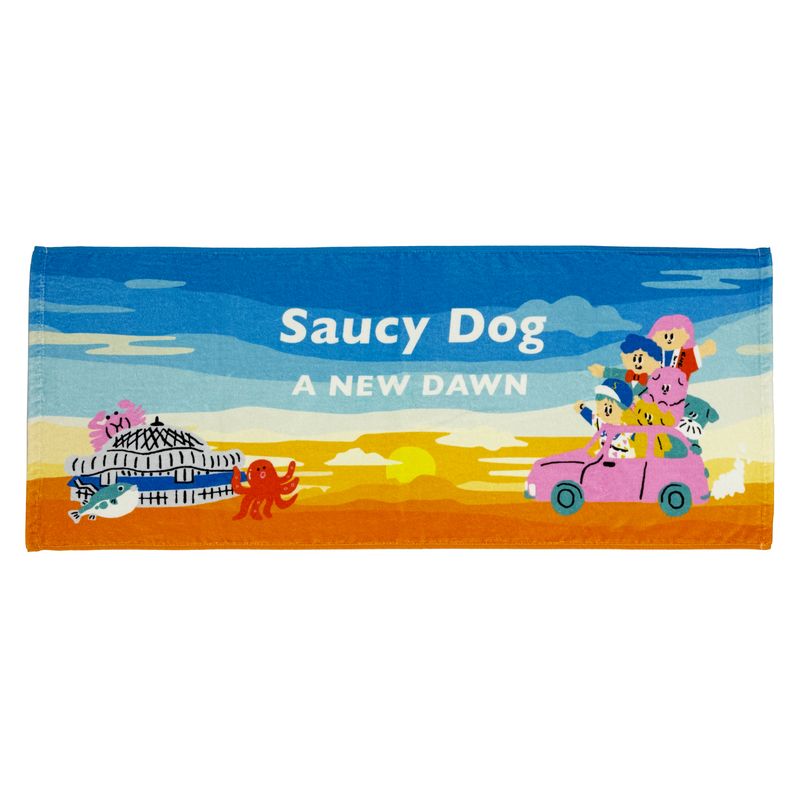 商品詳細ページ | Saucy Dog Online Shop | “A NEW DAWN” フェイスタオル