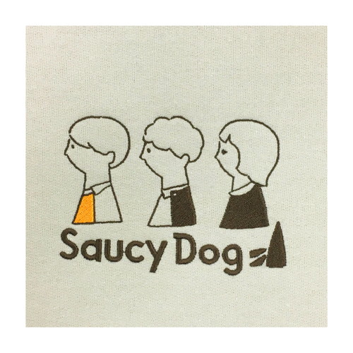 商品詳細ページ | Saucy Dog Online Shop | メンバーモチーフ刺繍