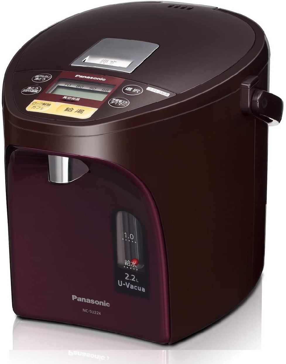 Panasonic(パナソニック) マイコン沸騰ジャーポット(ブラウン)NC-SU224