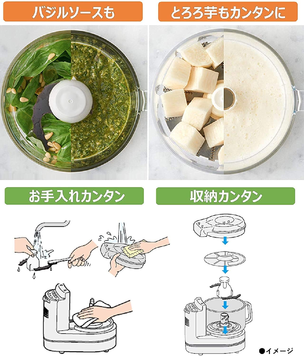 Panasonic(パナソニック) フードプロセッサー MK-K61の悪い口コミ