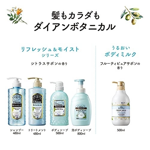 Diane(ダイアン) ボタニカル 泡ボディソープ リフレッシュ&モイストの