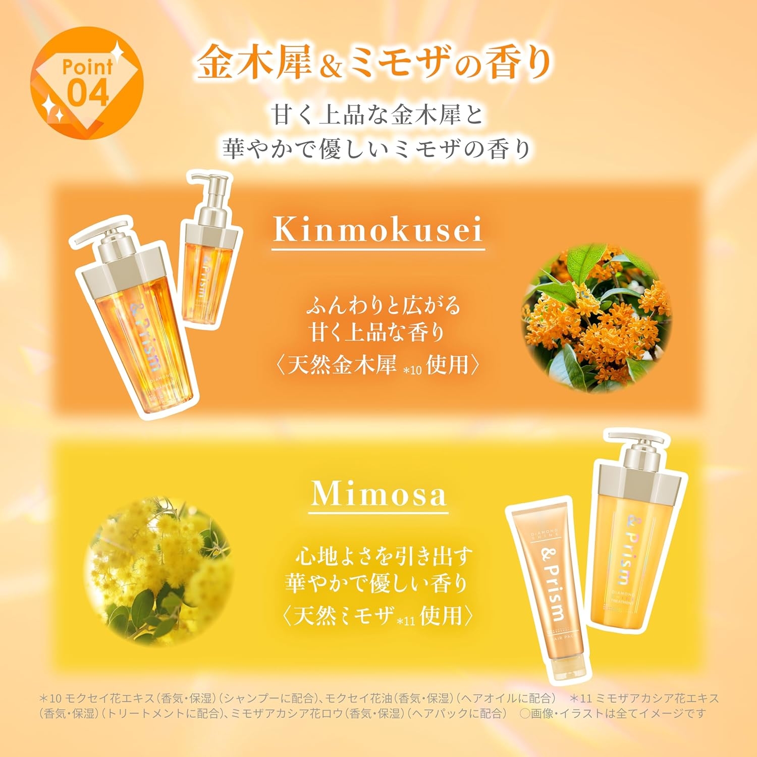 &Prism(アンドプリズム) ダイヤモンドシャイン シャンプー／ヘア