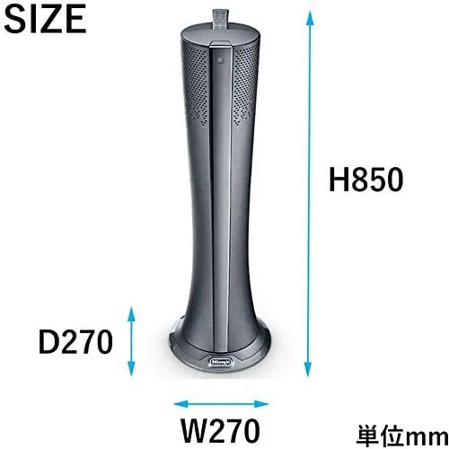 DeLonghi(デロンギ) 空気清浄機能付き スリムファン HFX85W14Cの悪い