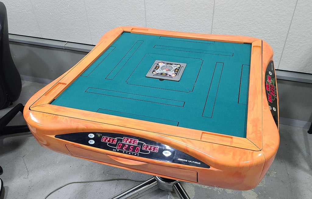 アモス アルティマ オーバーホール品 全自動麻雀卓 フル洗浄 2015年製