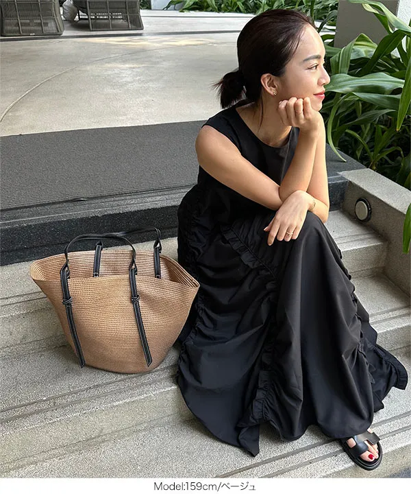 春名亜美さんセレクト ]かごバッグ [B1613] - レディースファッション