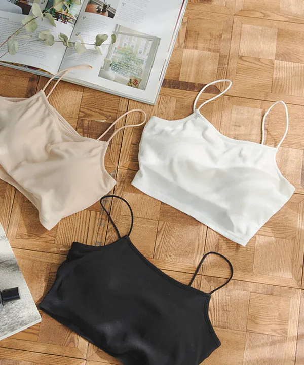 ショート丈カップ付きキャミソール [C6617] - レディースファッション