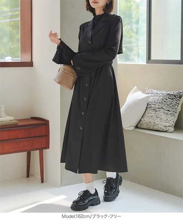 2wayロングジレワンピース [E3433] - レディースファッション通販 神戸