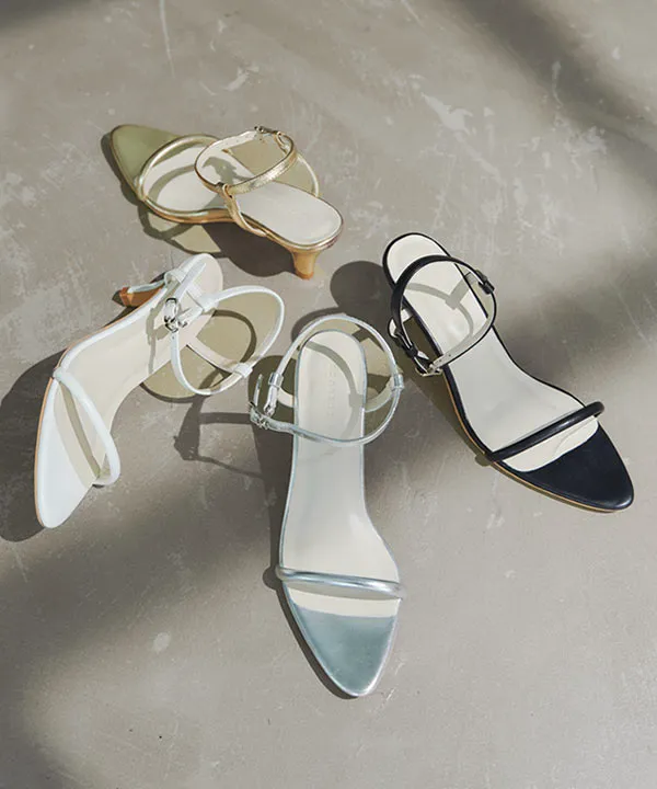 ポインテッドシンプルサンダル [I2632] - レディースファッション通販